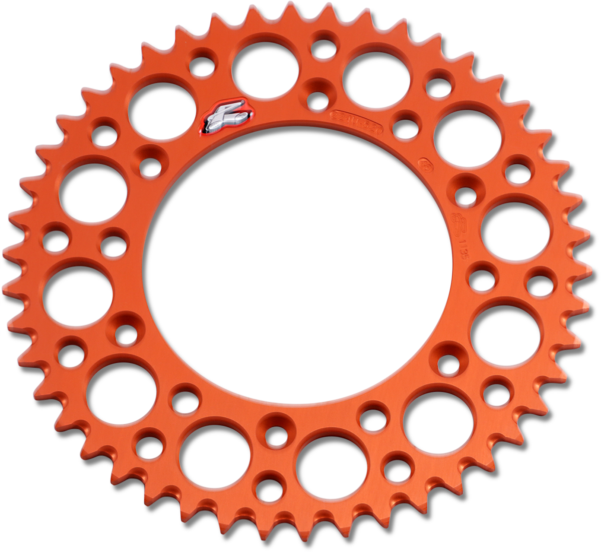 Rear Sprocket - Aluminum - 46 Tooth - Orange