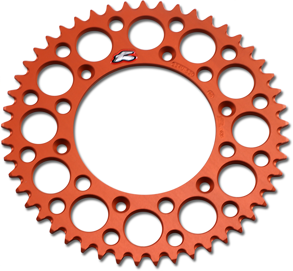 Rear Sprocket - Aluminum - 49 Tooth - Orange