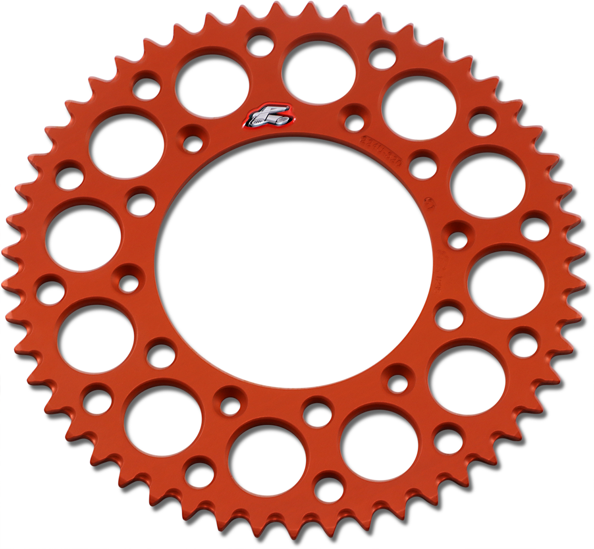 Rear Sprocket - Aluminum - 51 Tooth - Orange
