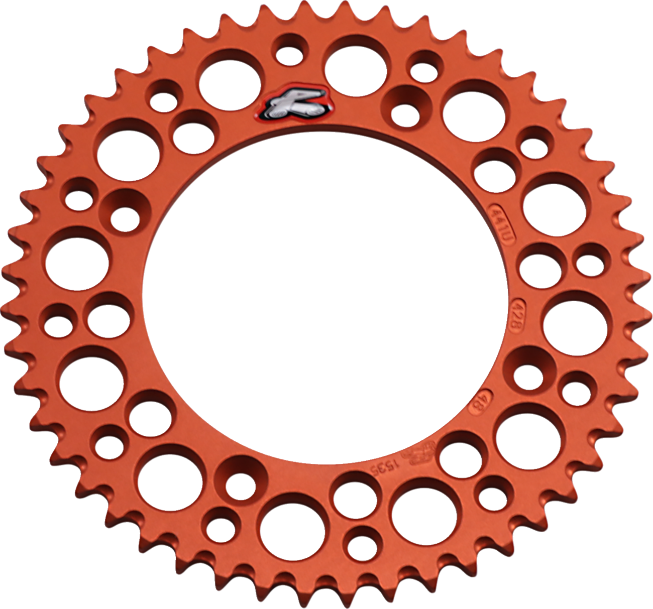 Rear Sprocket - Aluminum - 48 Tooth - Orange - Gas Gas/Husqvarna/KTM