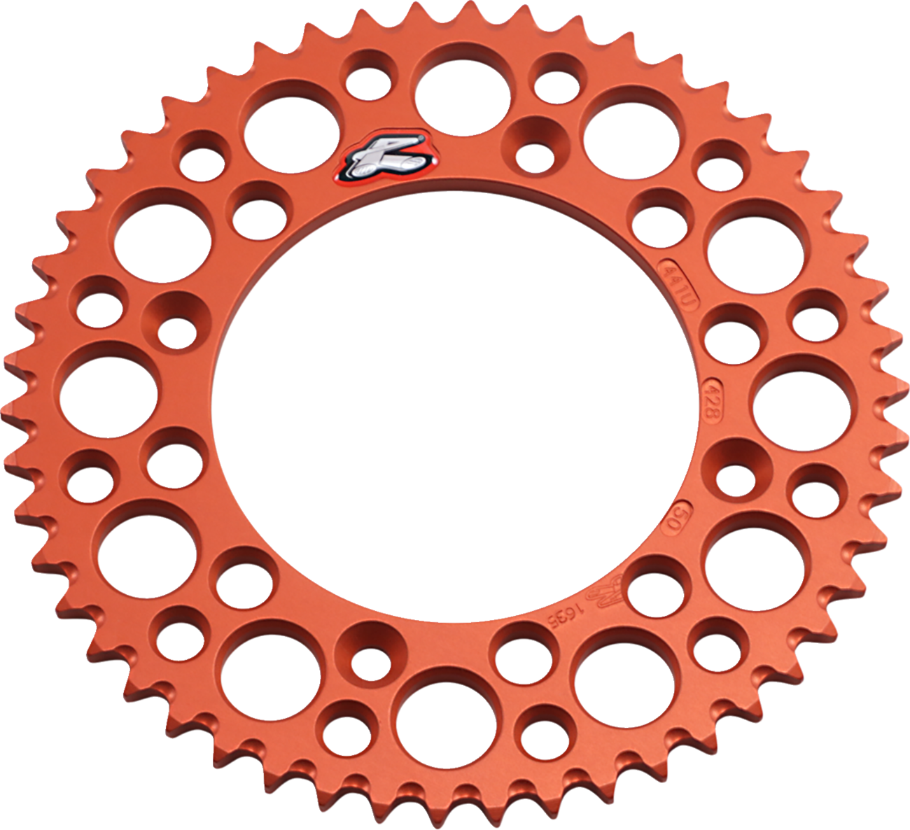 Rear Sprocket - Aluminum - 50 Tooth - Orange - Gas Gas/Husqvarna/KTM