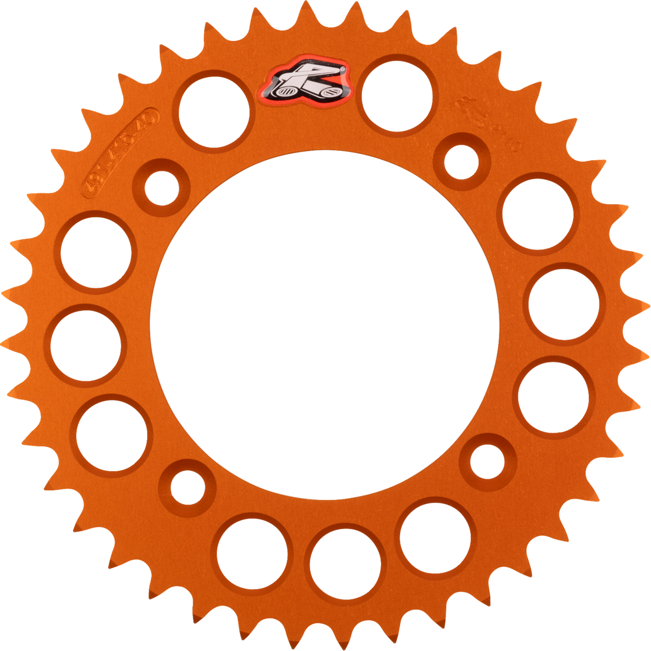 Rear Sprocket - Aluminum - 40 Tooth - Orange - Gas Gas/Husqvarna/KTM