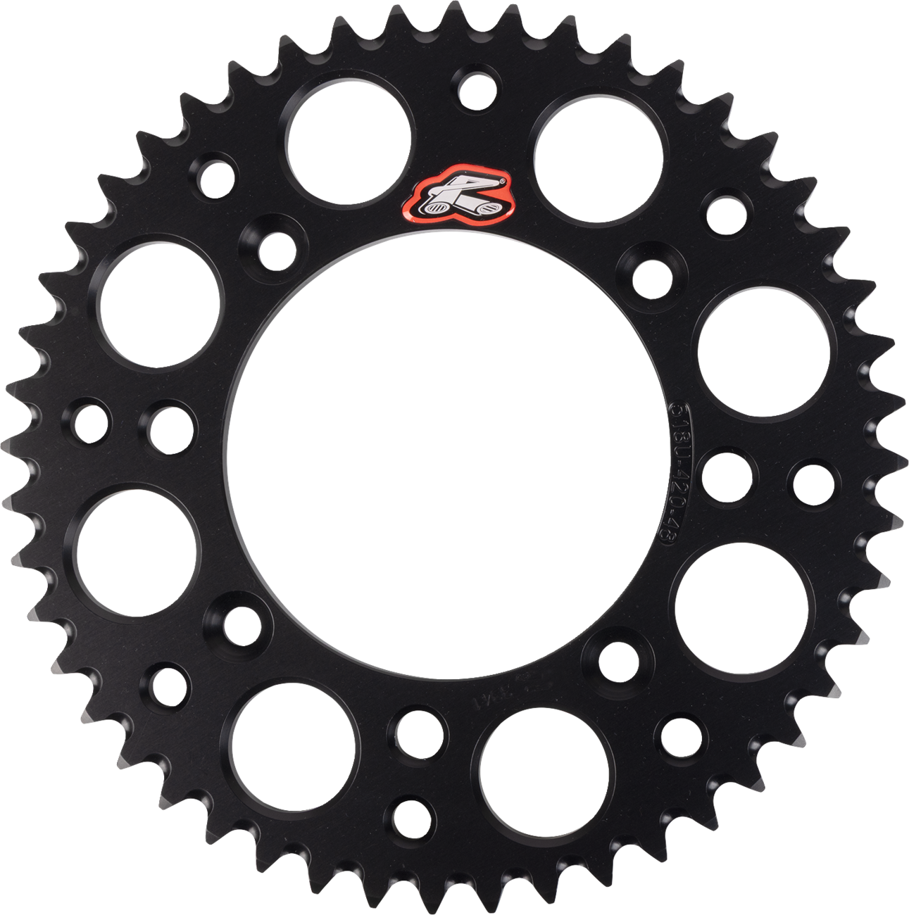 Rear Sprocket - Aluminum - 48 Tooth - Black - Gas Gas/Husqvarna/KTM