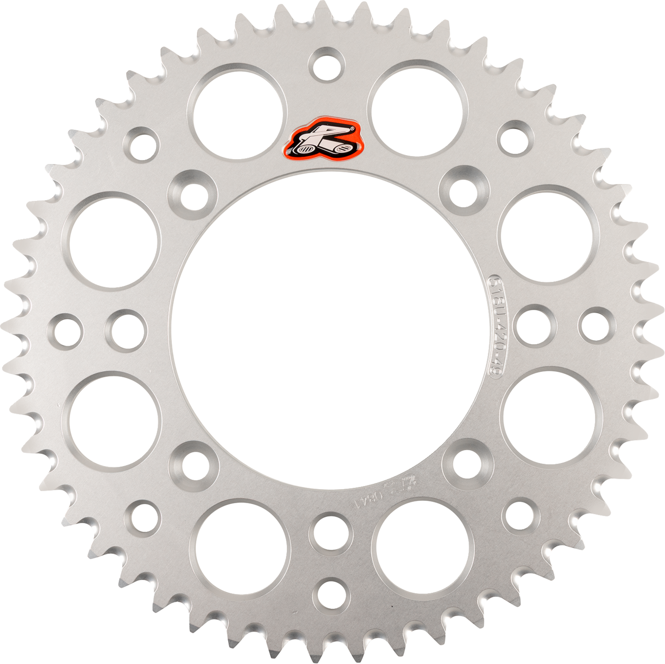Rear Sprocket - Aluminum - 49 Tooth - Silver - KTM