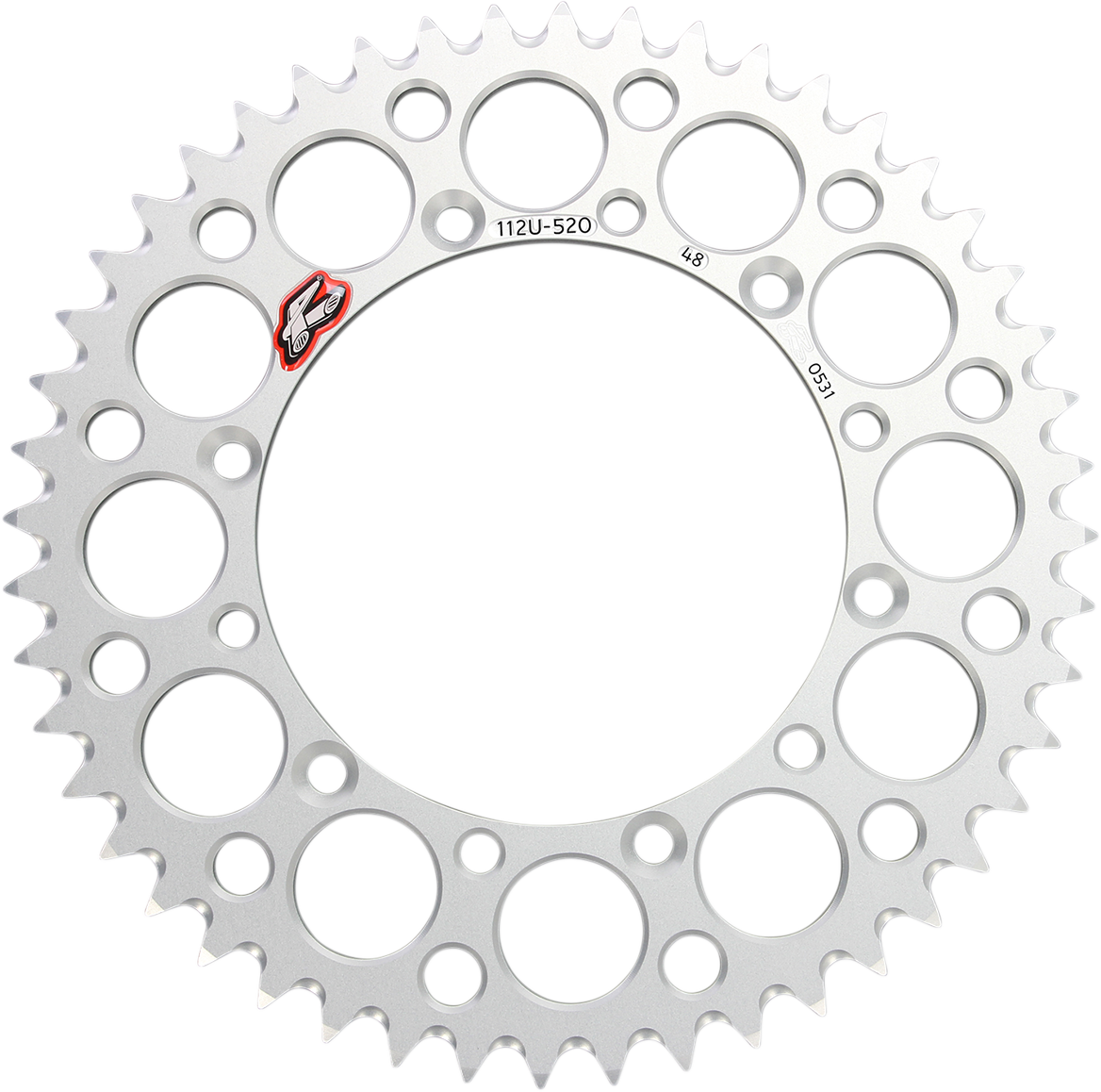 Rear Sprocket - Aluminum - 48 Tooth - Silver - Kawasaki