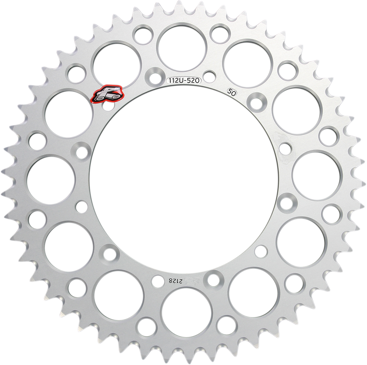 Rear Sprocket - Aluminum - 50 Tooth - Silver - Kawasaki