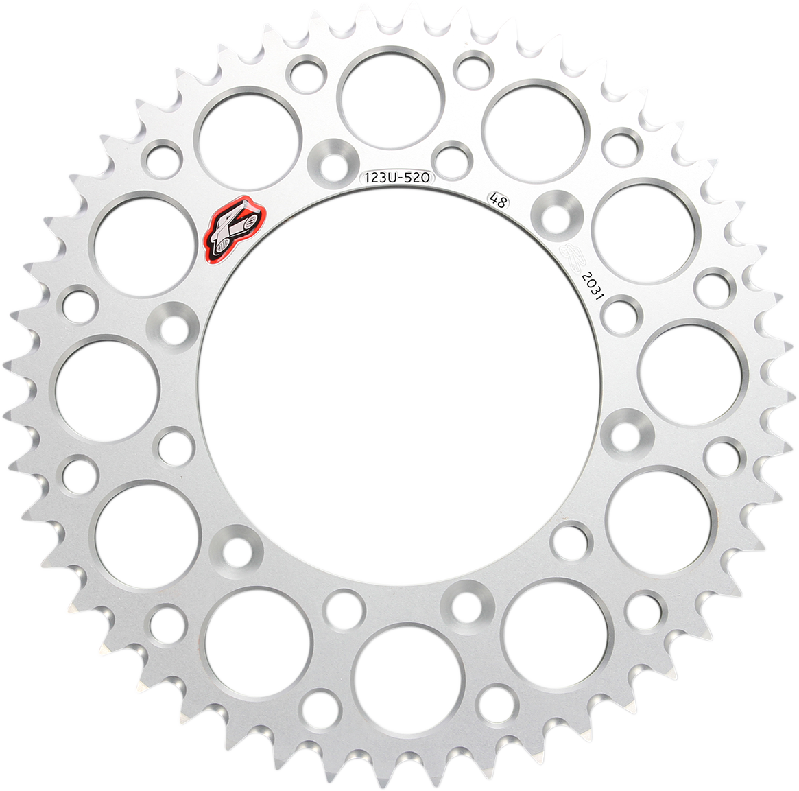Rear Sprocket - Aluminum - 47 Tooth - Silver - Suzuki
