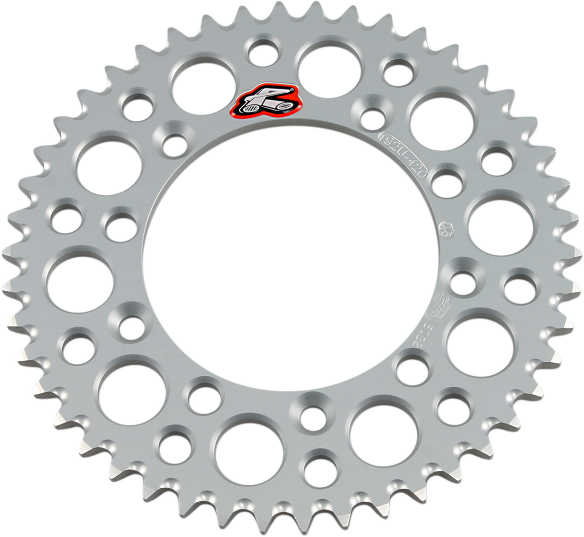 Rear Sprocket - Aluminum - 46 Tooth - Silver - Gas Gas/Husqvarna/KTM