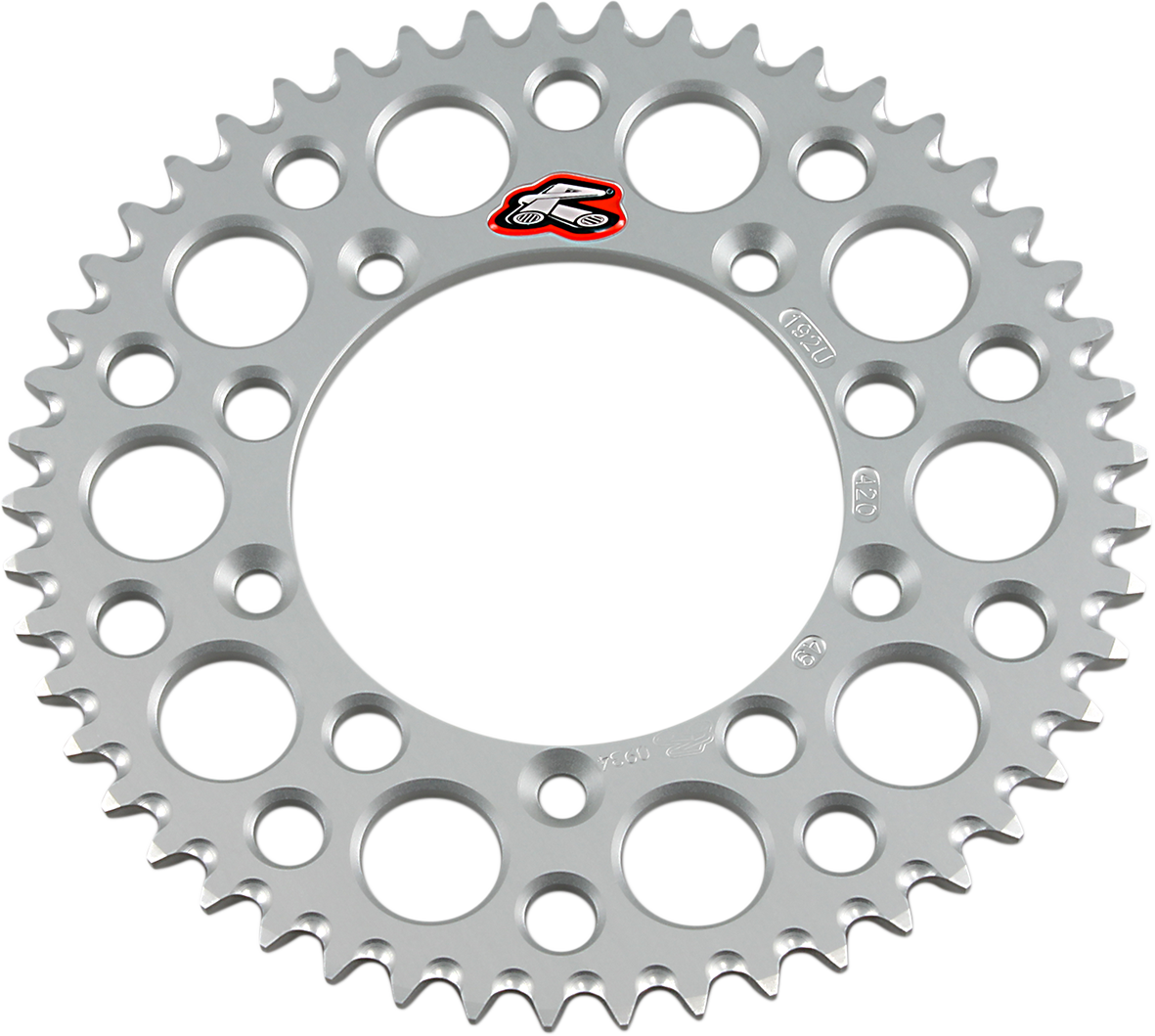 Rear Sprocket - Aluminum - 49 Tooth - Silver - Gas Gas/Husqvarna/KTM