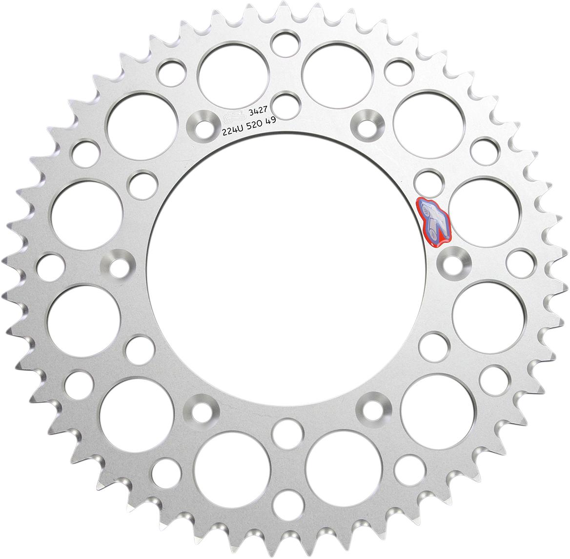 Rear Sprocket - Aluminum - 49 Tooth - Silver