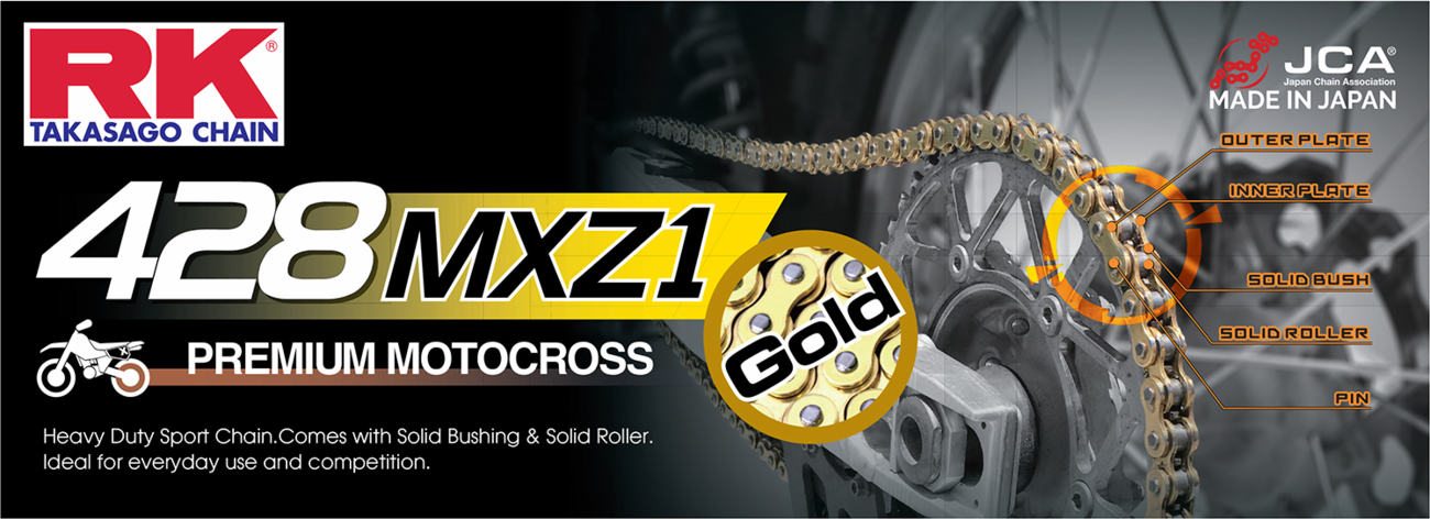 428 MXZ1 - Drive Chain - 116 Links - Gold