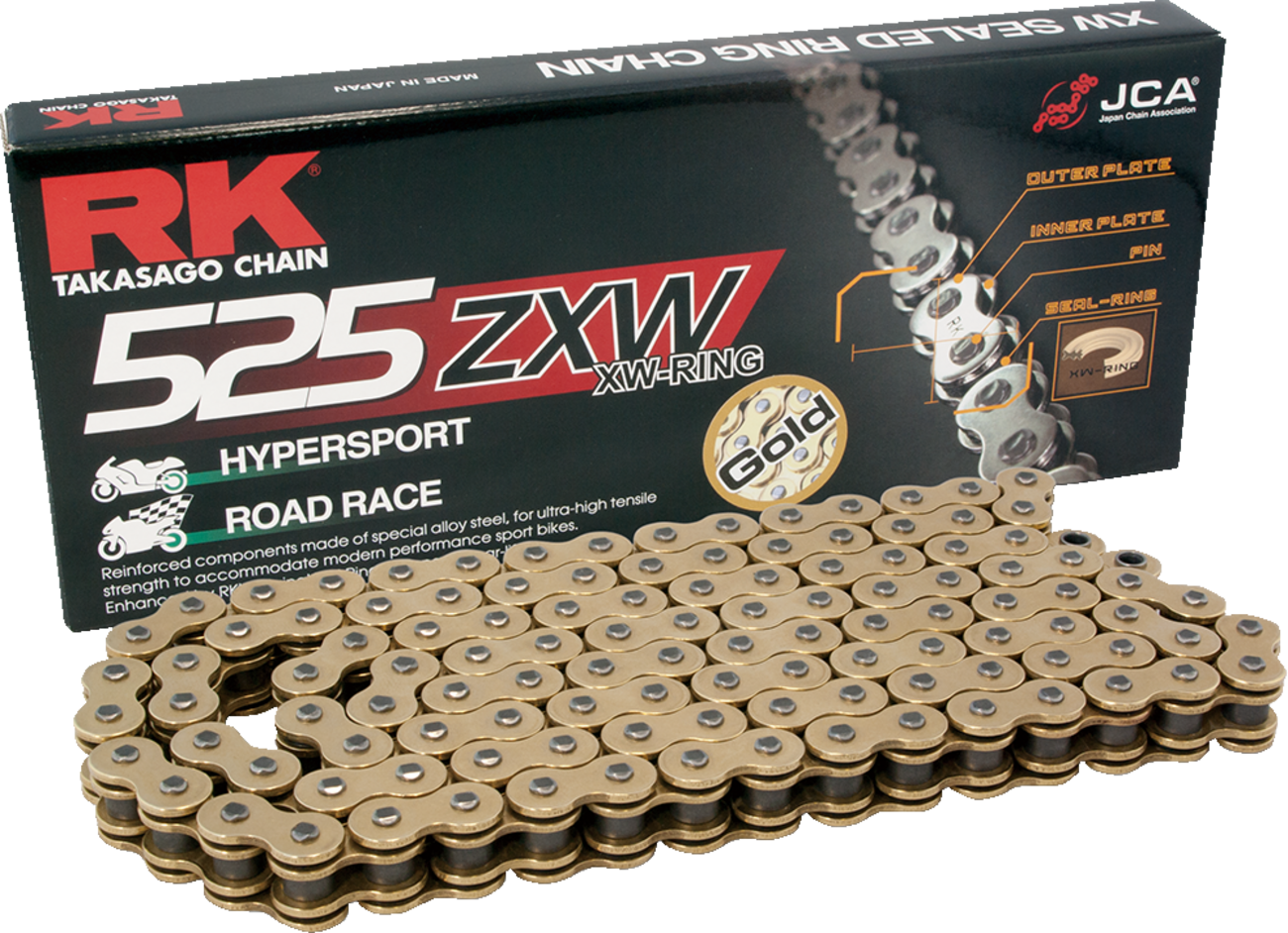 525 ZXW - Drive Chain - 120 Links - Gold