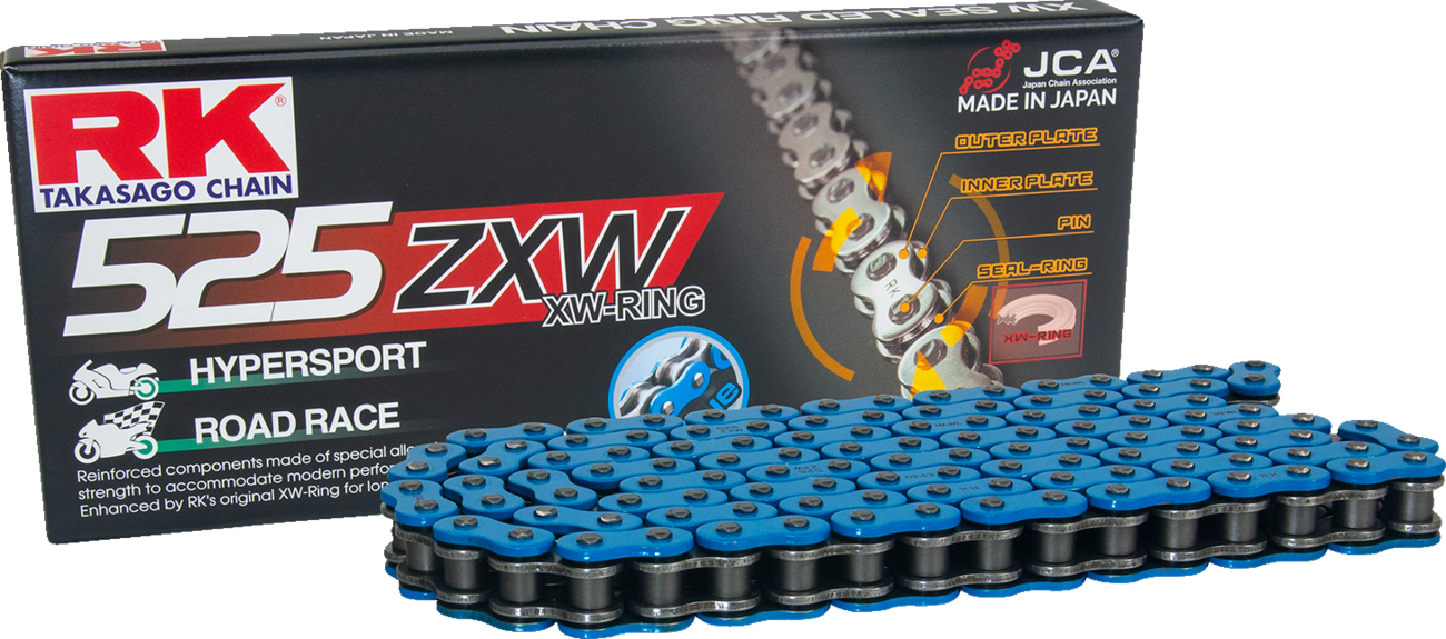 525 ZXW - Drive Chain - 120 Links - Blue