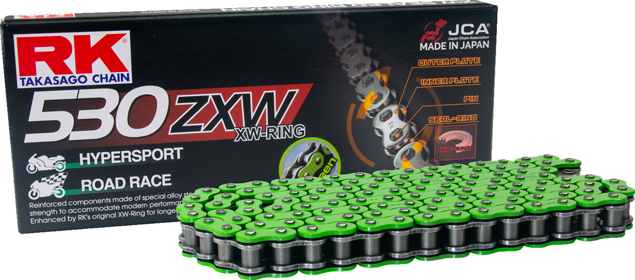 530 ZXW - Drive Chain - 170 Links - Green