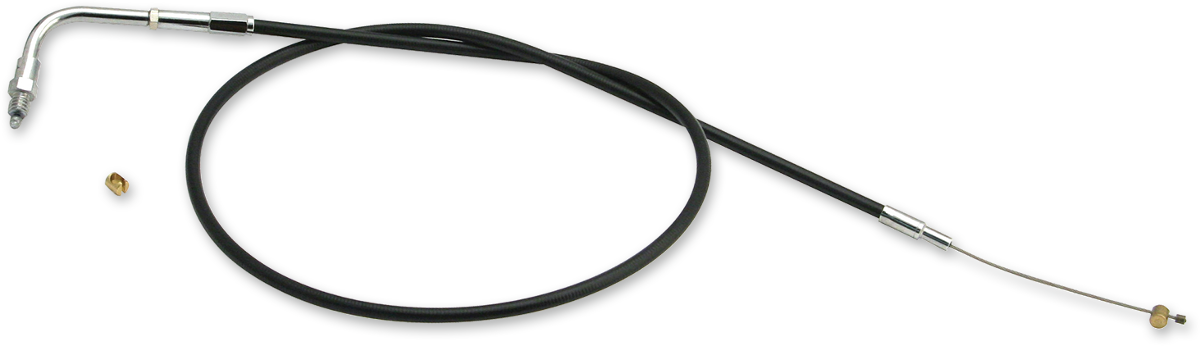 Black Vinyl Throttle Cable - 36" - Black