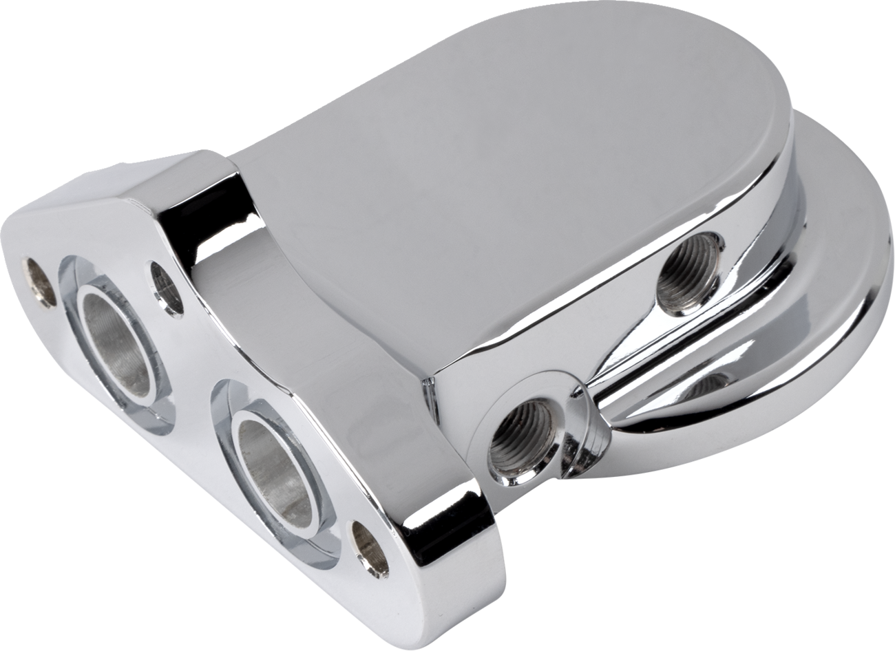Oil Filter Mounting Bracket Kit - Chrome