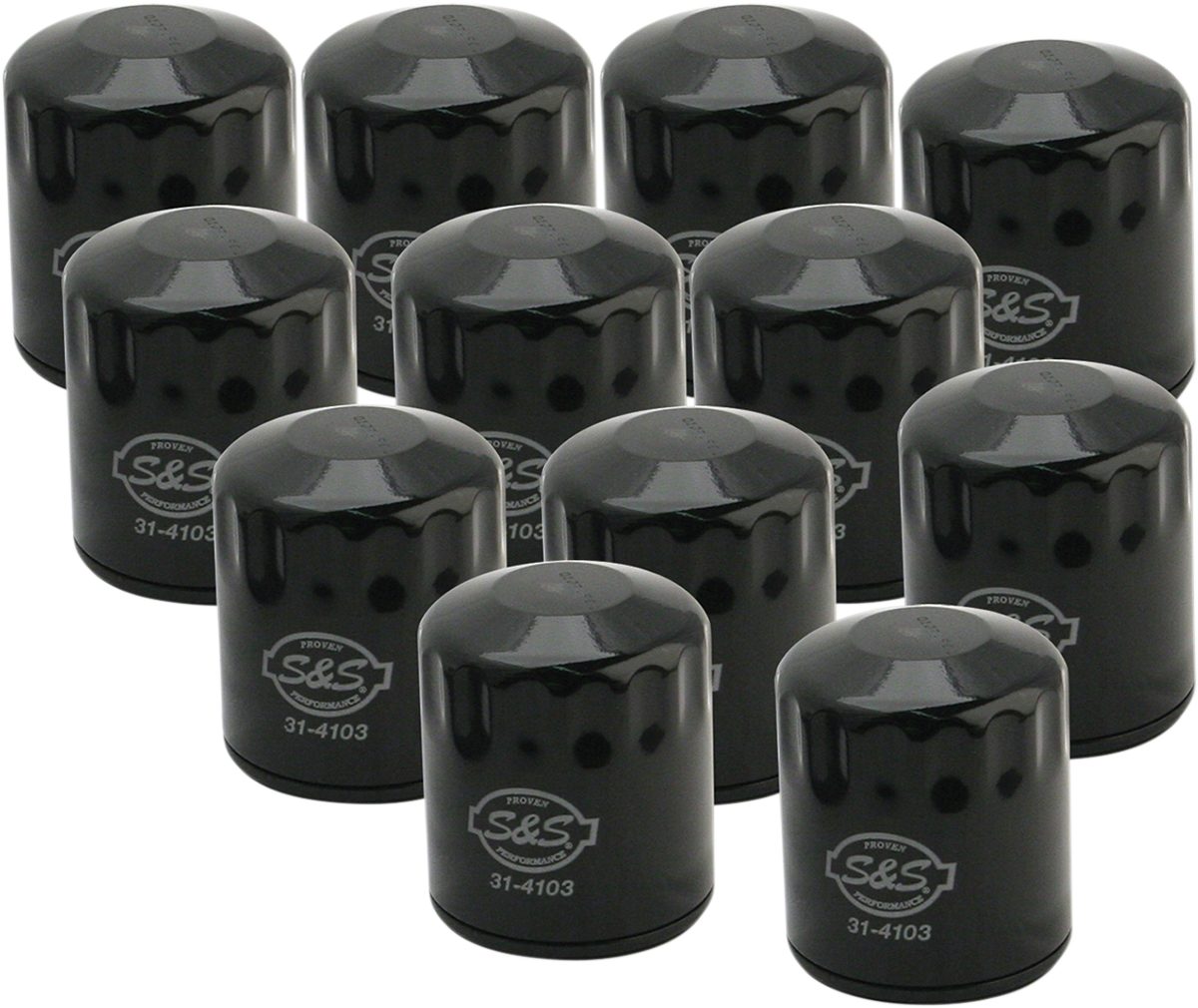 Oil Filters - Black - 12-Pack