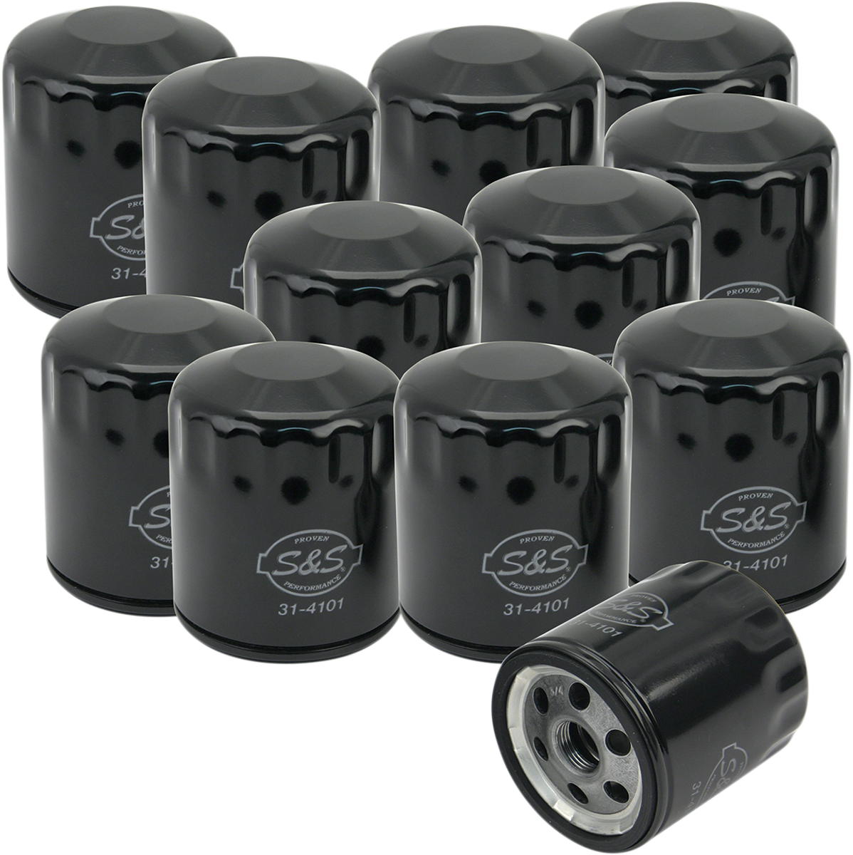 Oil Filters - Black - 12-Pack