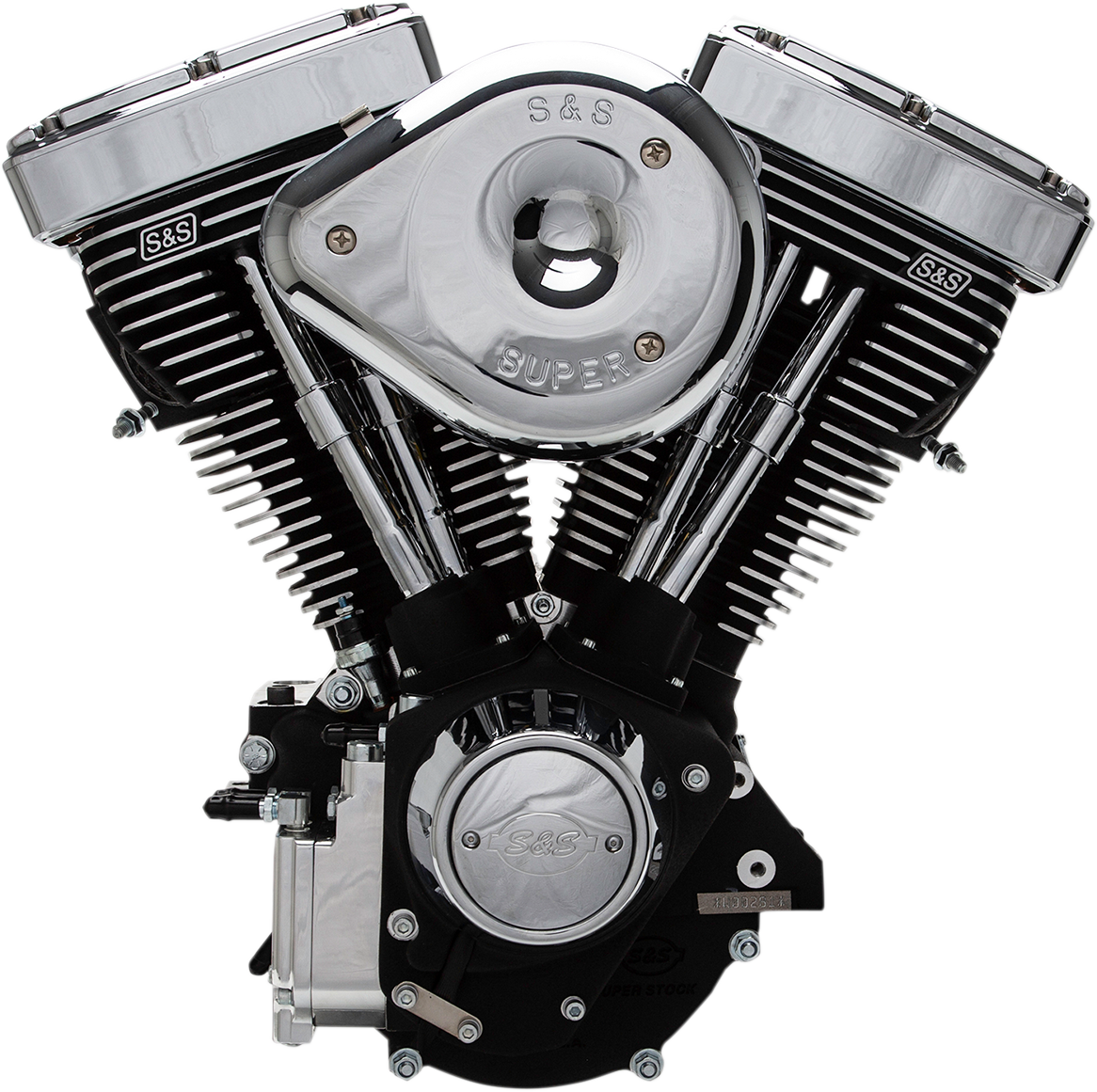 V96R Series Engine - Black - Custom Chassis | Evolution Big Twin