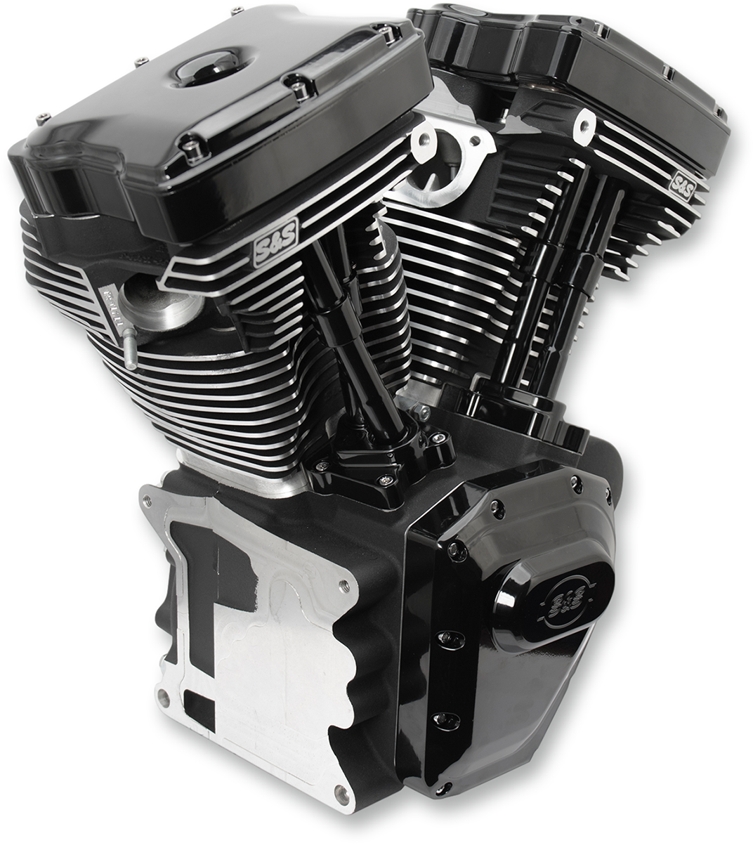 T124 Long Block Engine - Black - Touring | Dyna