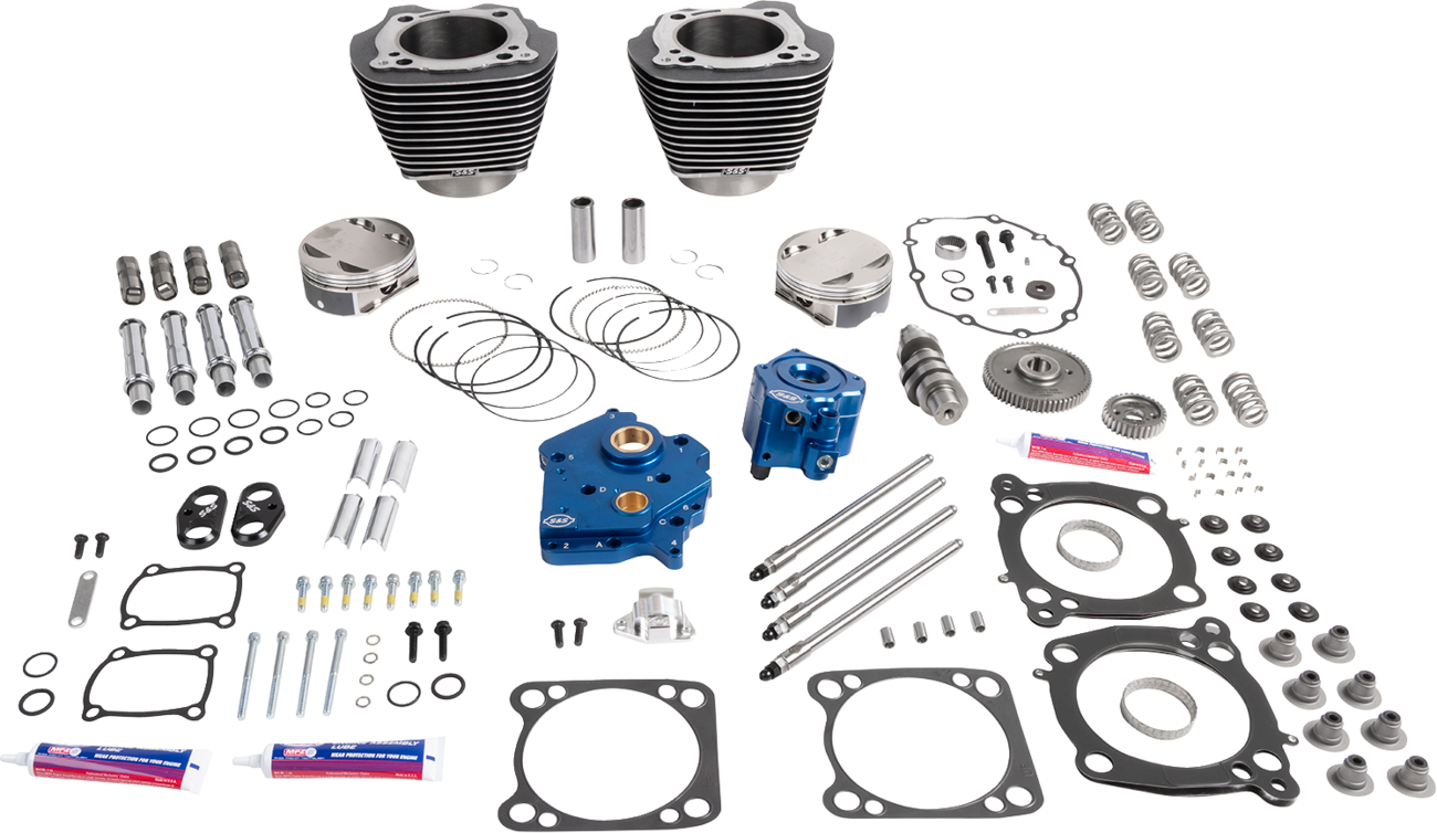 Power Package - Water Cooled - 496 Gear Drive - Black Granite w/Highlight - M8