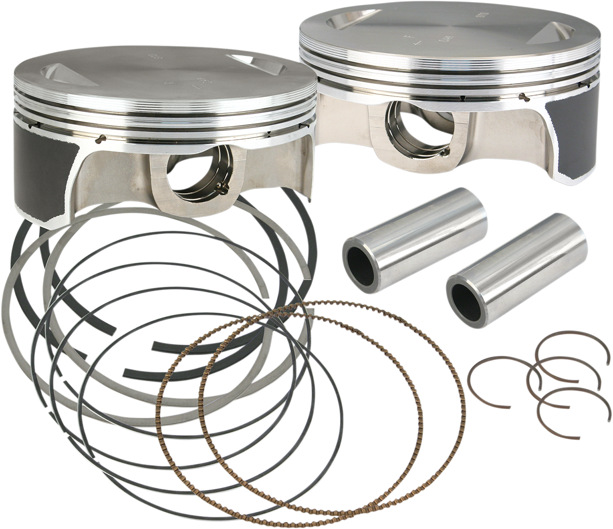 Piston Kit - For Hot Set Up Kits® - 4.125" +0.010" - 111"/117"/124" Engine