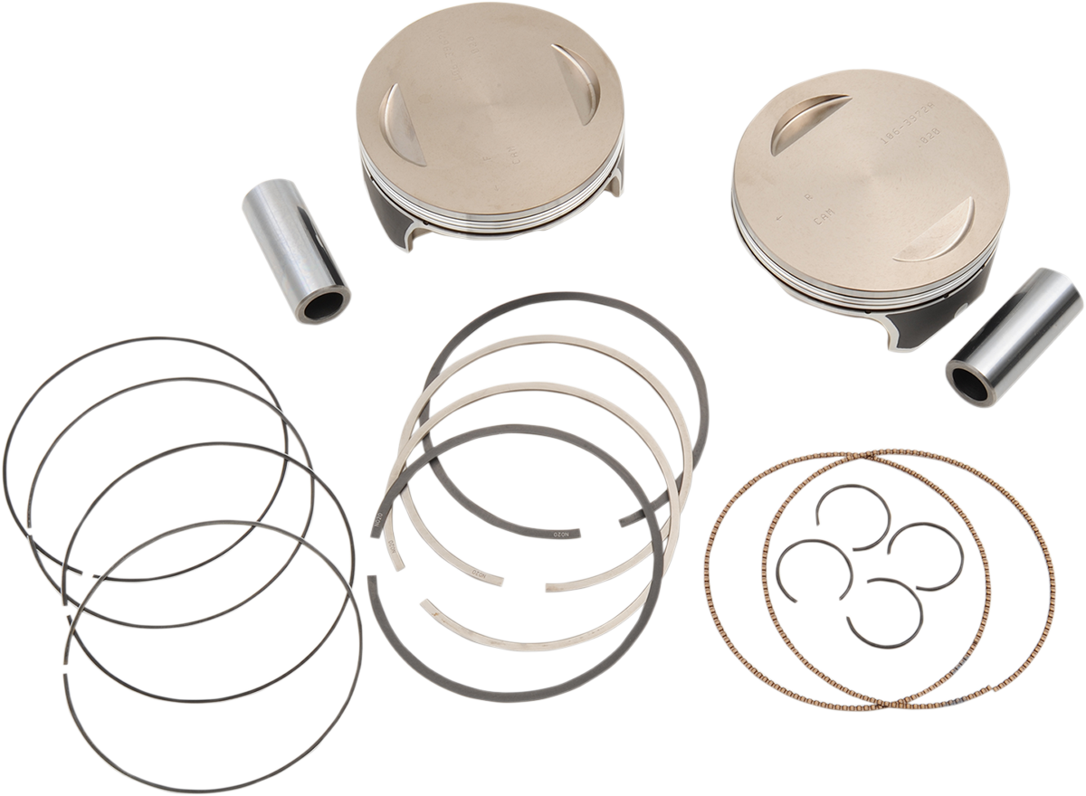 Piston Kit - For Hot Set Up Kits® - 4.125" +0.020" - 111"/117"/124" Engine