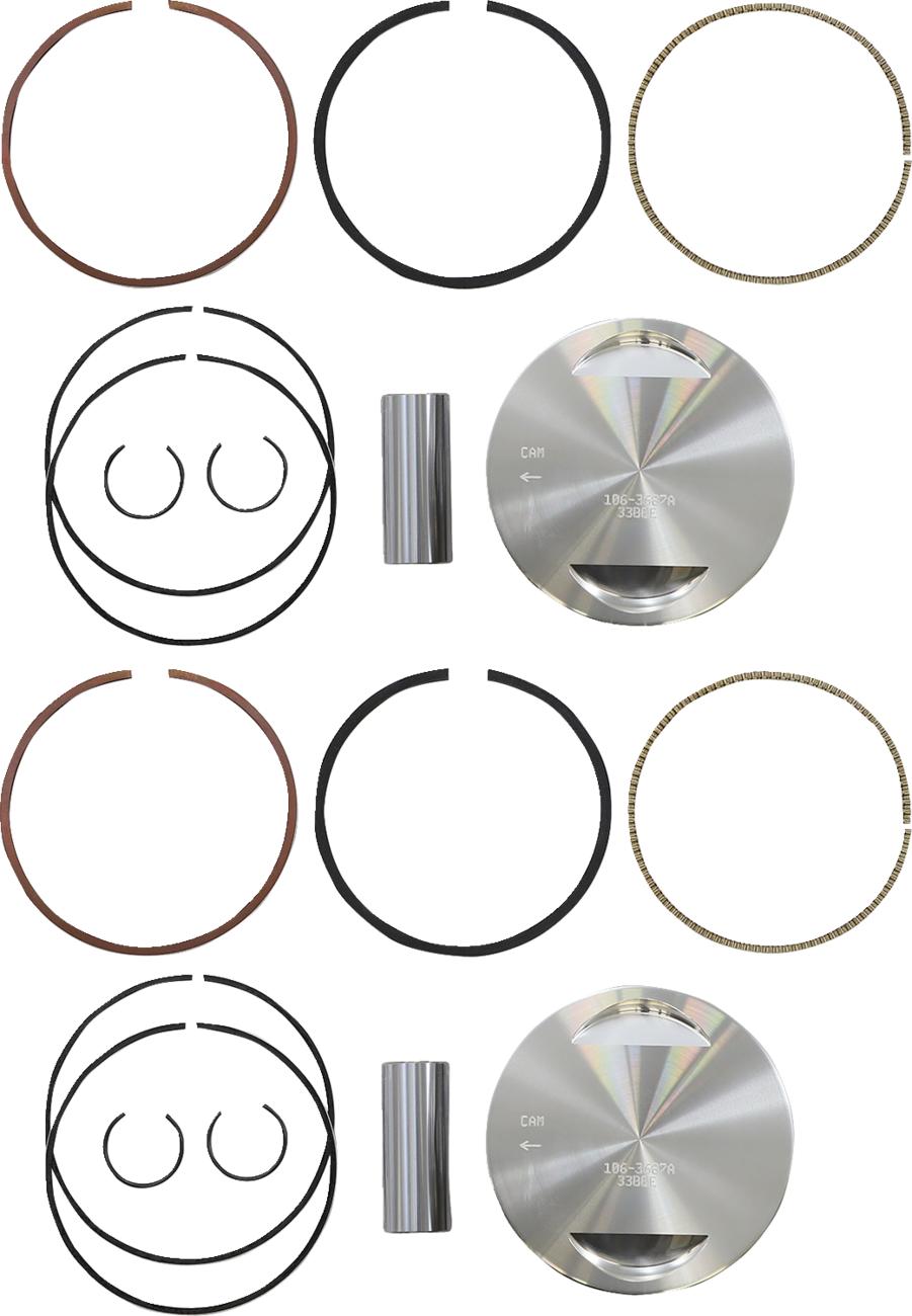 Piston Kit - For 106" Big Bore Kit - 3.927" - Standard