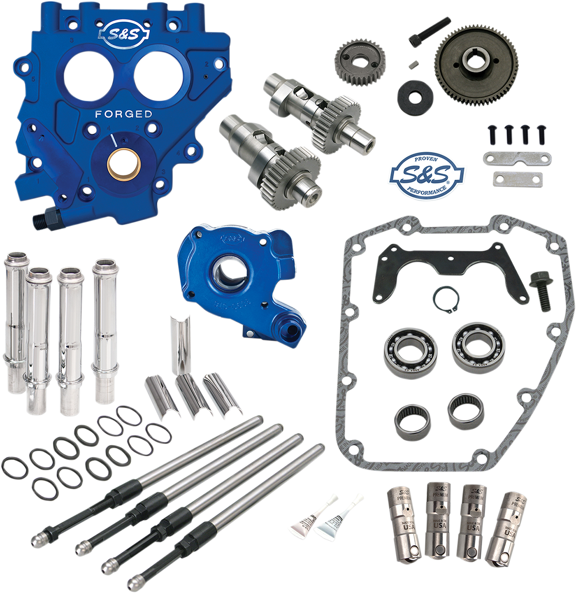 Cam Chest with Plate Kit - 585GE - Easy Start Cams - Twin Cam