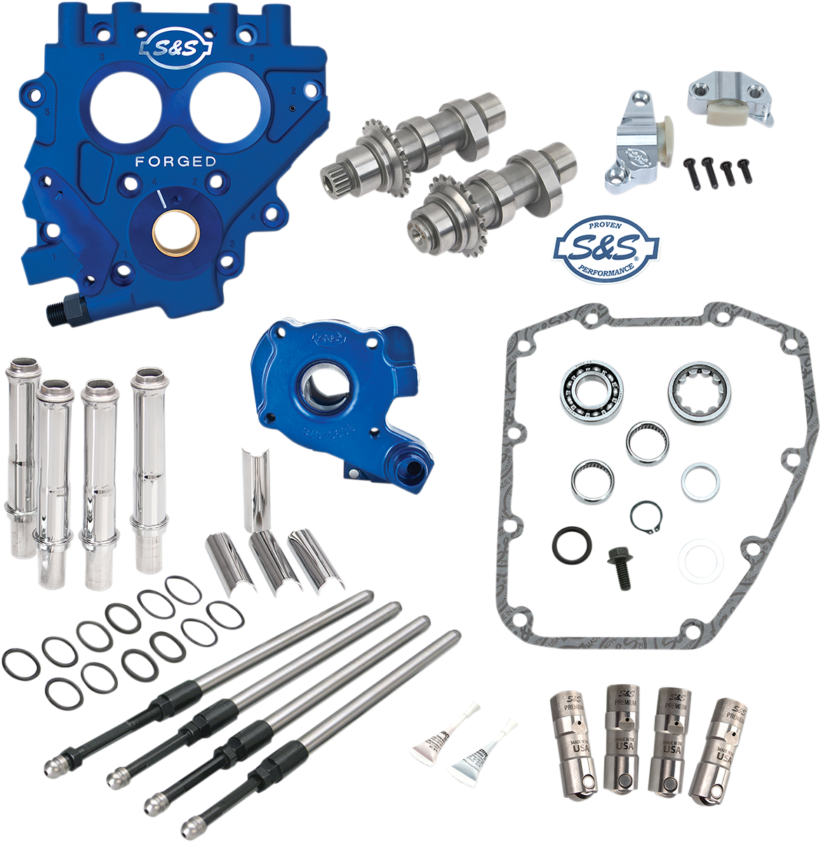 Cam Chest with Plate Kit - 510C - Standard Cams - Twin Cam