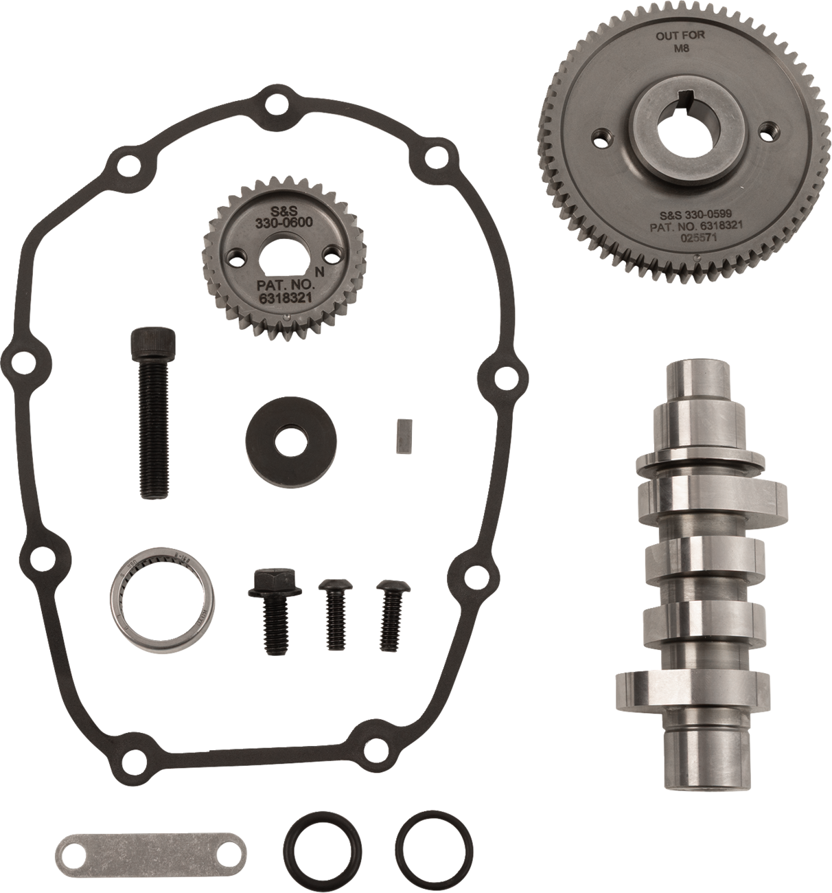Camshaft Kit - HPT496C - Gear Drive - M8