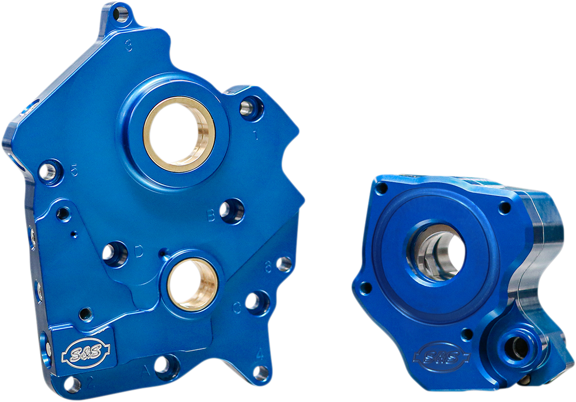 Cam Support Plate and Oil Pump - Water Cooled - VVT M8