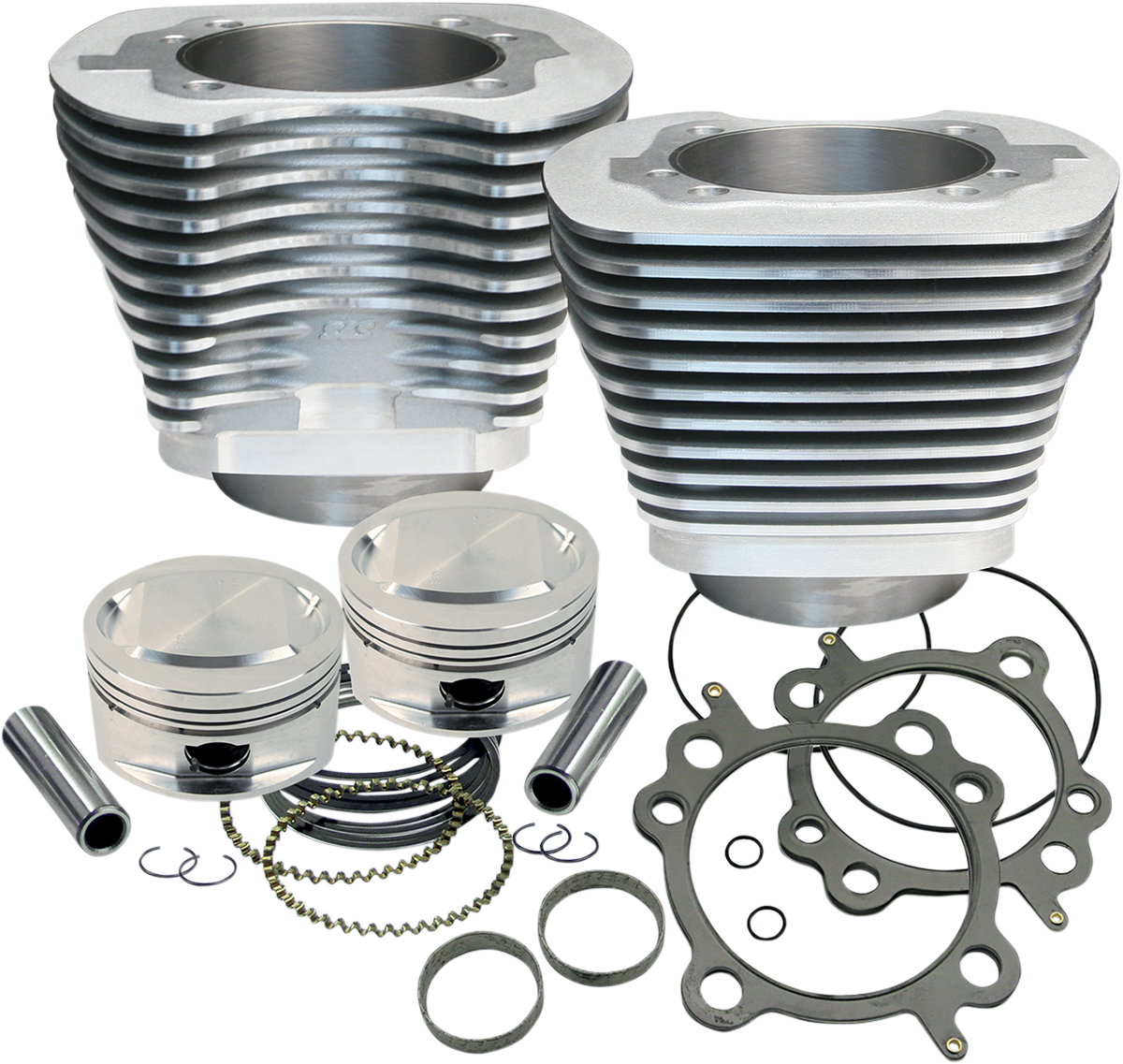 95" Big Bore Cylinder Kit - Silver - Twin Cam