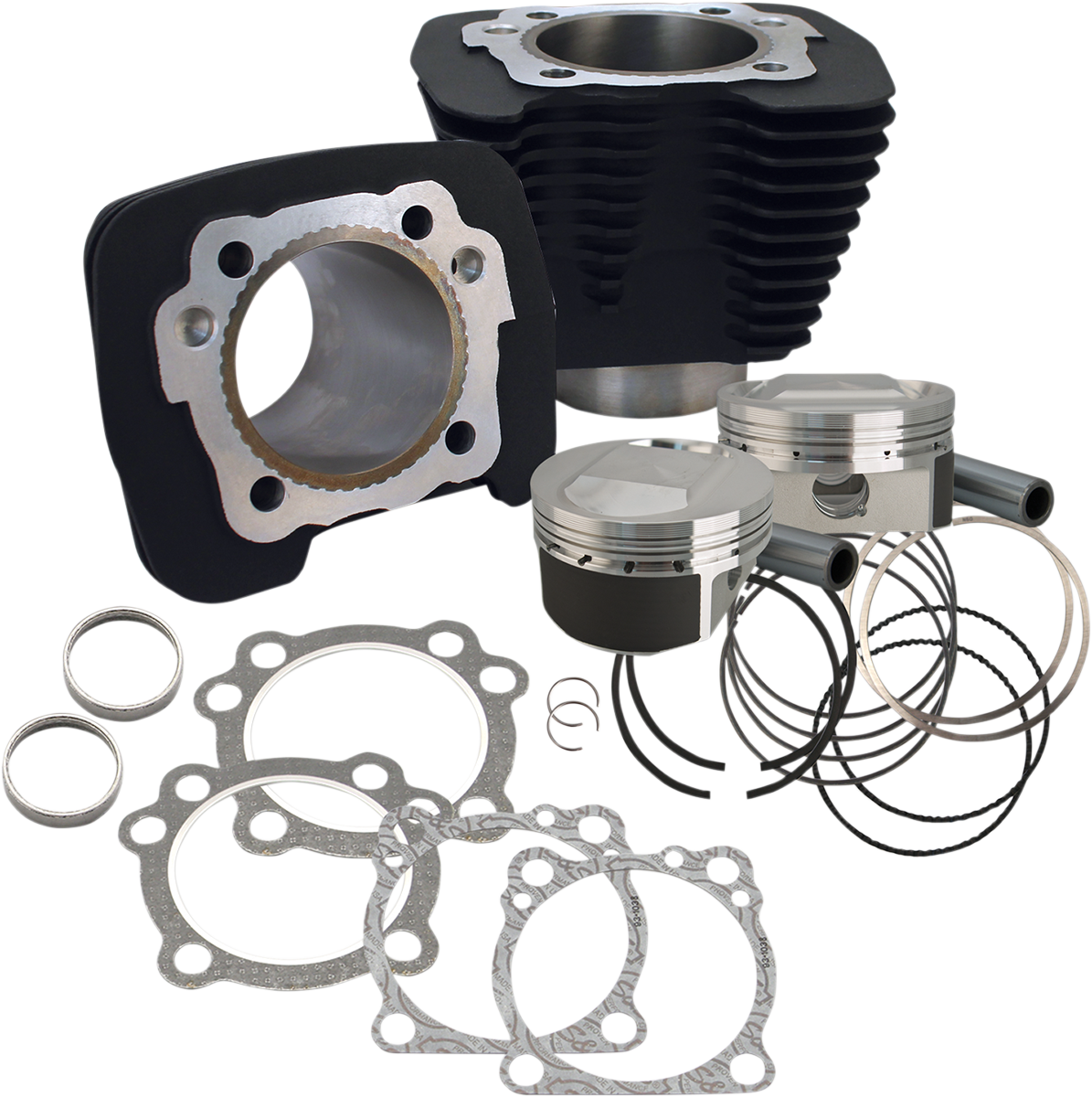 Cylinder Kit - 1200 cc Conversion - 11.2:1 Compression Ratio - Wrinkle Black - XL