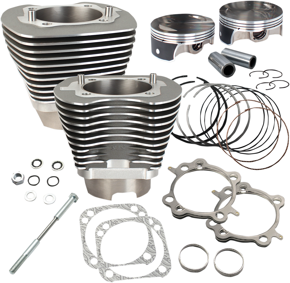 117" Big Bore Cylinder Kit - Stone Gray - Twin Cam