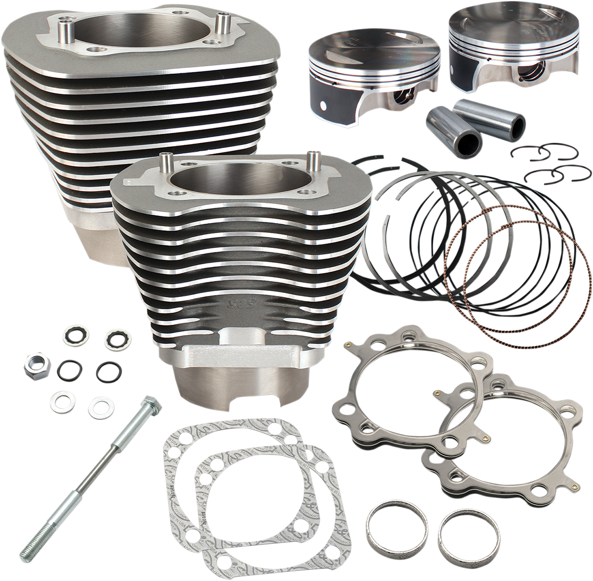 124" Big Bore Cylinder Kit - Stone Gray - Twin Cam
