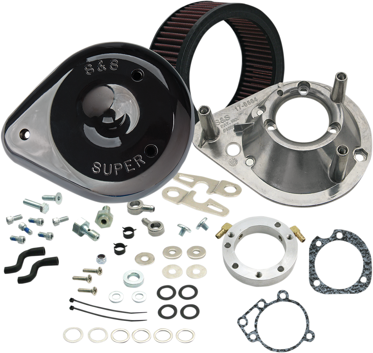 Teardrop Air Cleaner Kit - Gloss Black