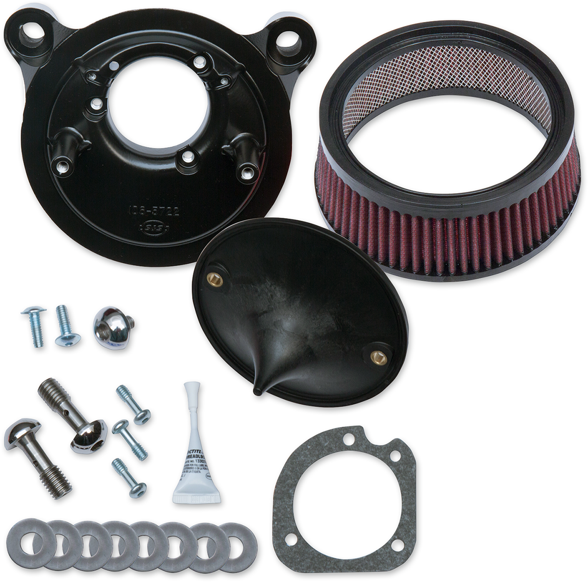 Super Stock™ Stealth Air Cleaner Kit - Black