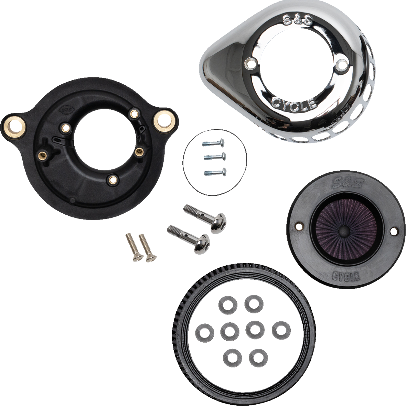 Air Stinger Stealth Air Cleaner Kit - Chrome