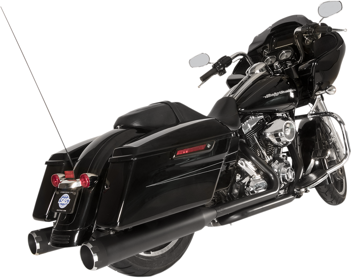El Dorado Dual Exhaust System - Black - Black Thruster