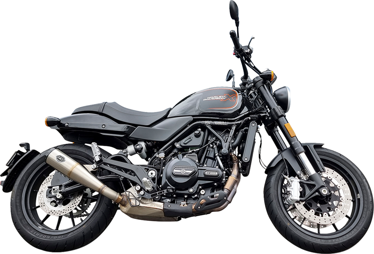Grand National Slip-On Muffler - Brushed Stainless Steel - X™500