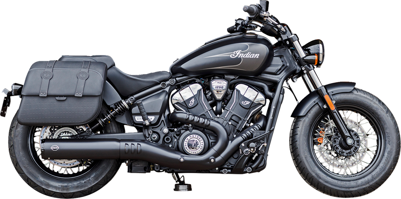 Grand National Slip-On Mufflers - Black - 50-State