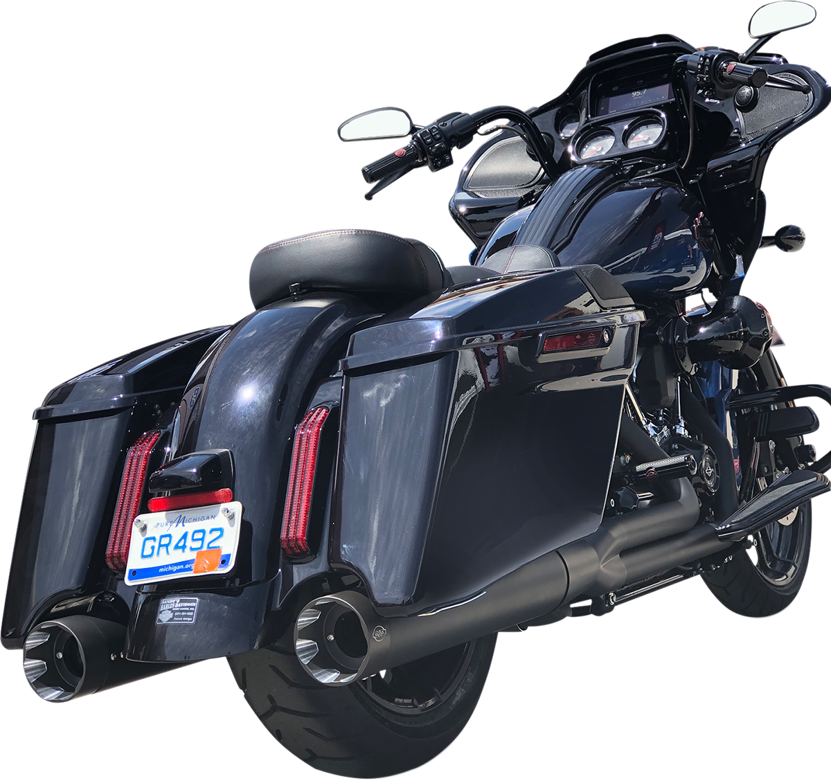 Shadow Muffler Kit - Black - '99-'08 FL