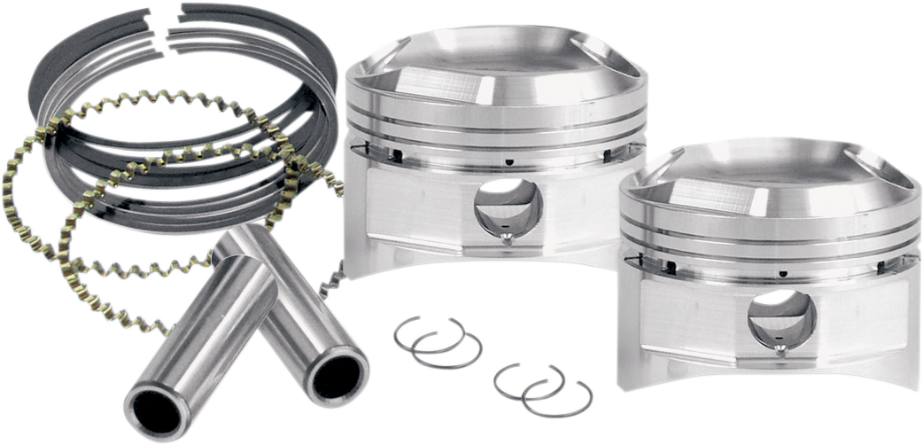 Piston Kit - For 88"/93"/96" Super Stock® Heads - 3.625" - +0.010"