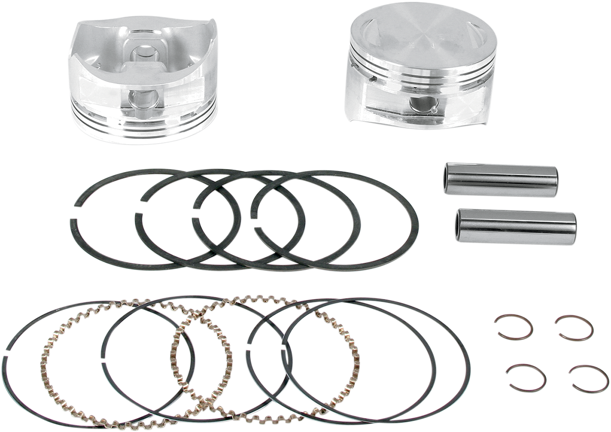 Piston Kit - For 100"/107" Super Sidewinder® - 4.000" - +0.010"