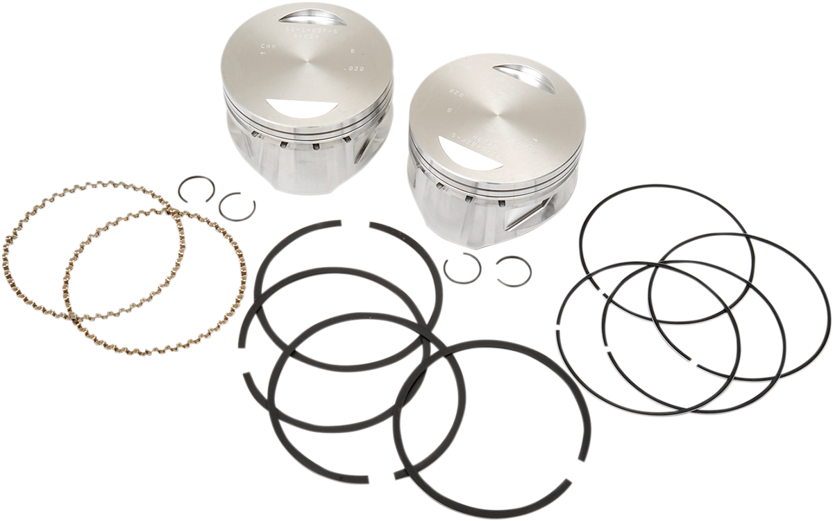 Piston Kit - For 100"/107" Super Sidewinder® - 4.000" - +0.020"