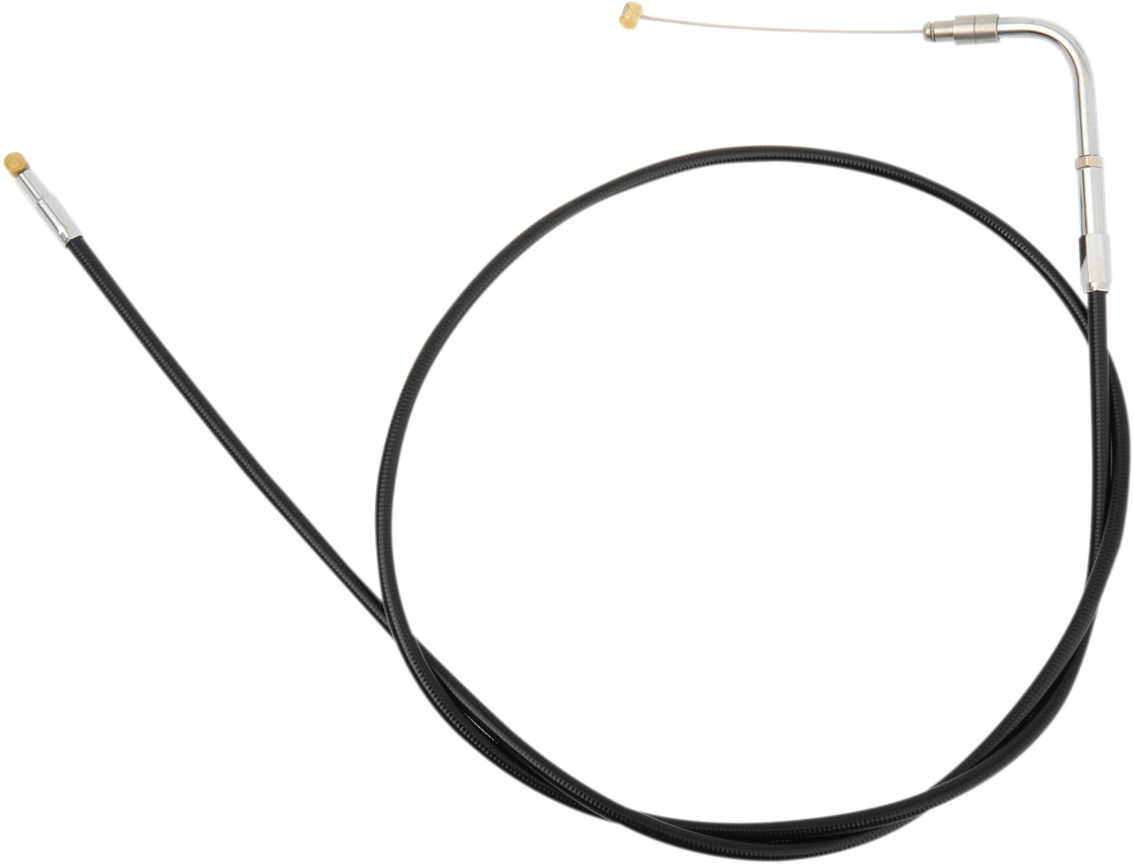 Black Vinyl Throttle Cable - 48" - Black