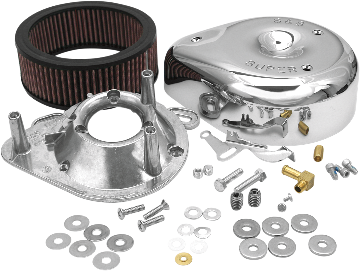 Teardrop Air Cleaner Kit - Chrome