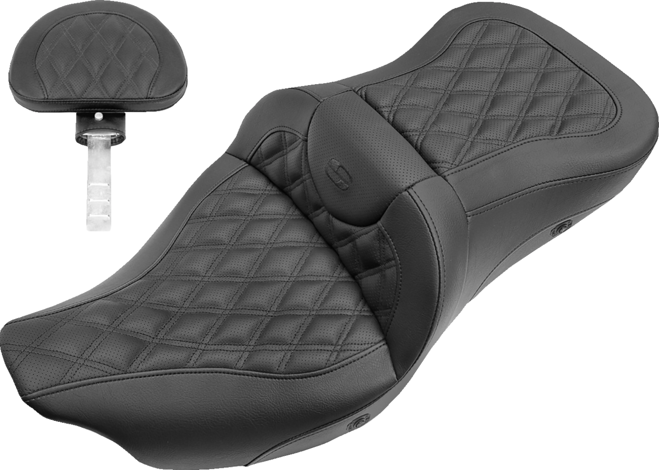 Extended Reach Roadsofa™ Seat - Lattice Stitched - Backrest - Heated - FL '08-'24
