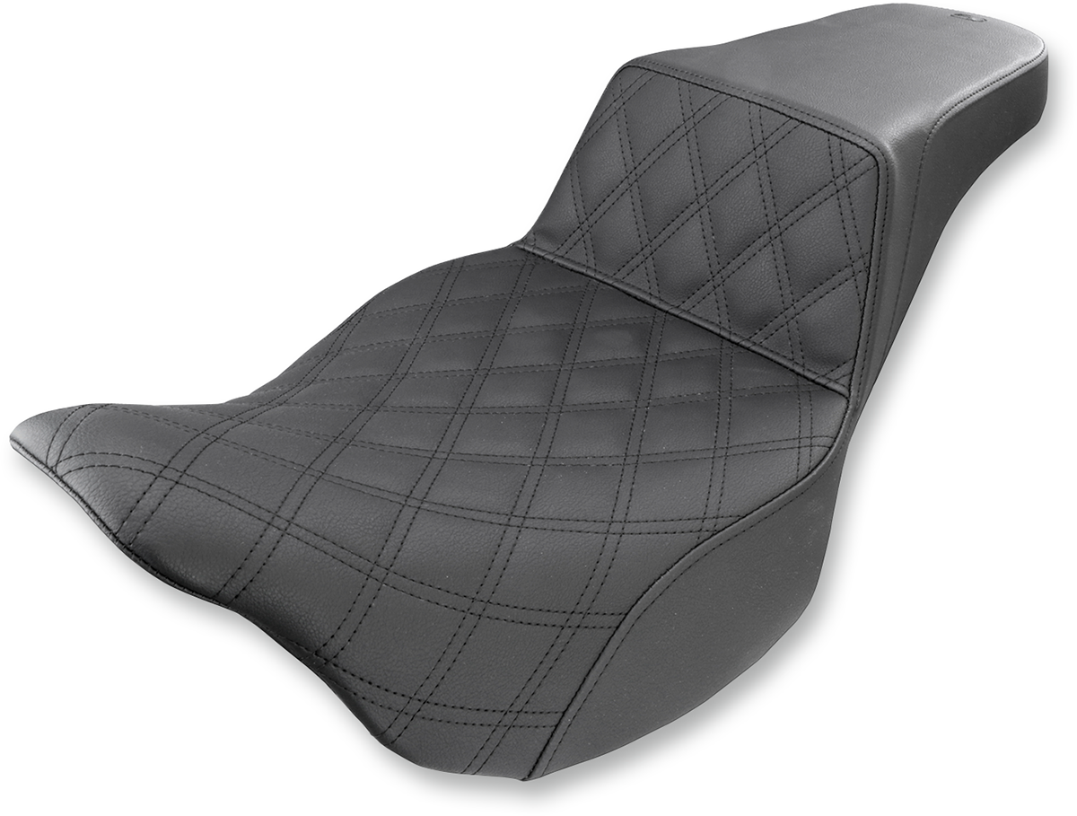 Step-Up Seat - Front Lattice Stitch - Black - FL '08-'24